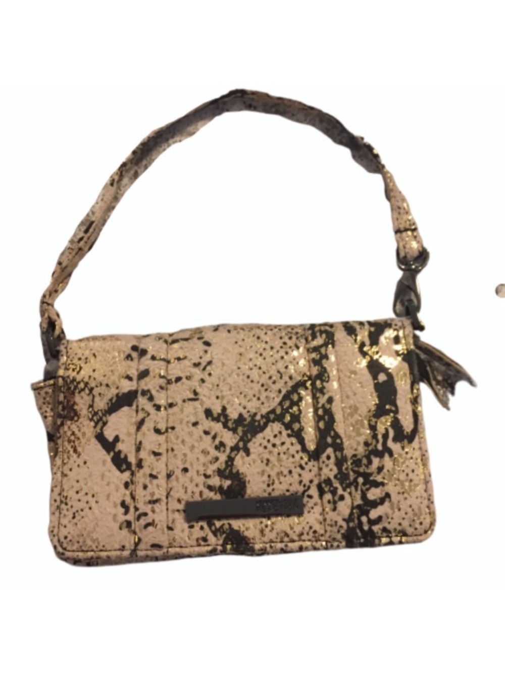 💼🐍 Kenneth Cole Reaction Faux Snakeskin Minibag / Wristlet! 🐍💼